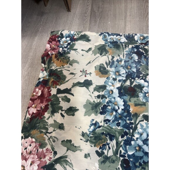 Vintage Pillow Shams Set Of 2 80s Floral 31x25 MCM Cottagecore - Picture 5 of 7